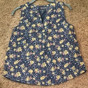 LOFT XXSP Sleeveless Blouse